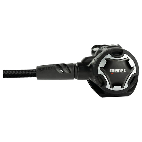 Close-up of Dual 15X Scuba Regulator Set With First And Second Stage Regulators And Yoke Connector For Easy, Reliable Deep Sea Dives