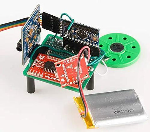 3.3V 8MHz Pro Mini ATmega328 Development Board For Arduino With No USB On Board Auto Reset Support connected to green sensor.
