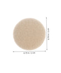 Beige Car Roof Headliner Repair Kit With Easy Install Snap Rivets Interior Ceiling Fix That Blends Perfectly Sagging Headliner Repair Made Simple Seamless Look For Your Ride close-up of a round beige snap rivet measuring 2 cm.