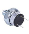Close-up of Heavy-Duty Universal Air Pressure Switch 70 100 PSI For 1/8-27 NPT Lines Plug-And-Play Works With 24V 12V DC And 110V 120V 240V AC