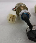 Get Your Rigs Running Smooth With This 2 Pack Of Heavy Duty Ignition Switches Featuring 4 Positions And Self Reset Start, close-up view.