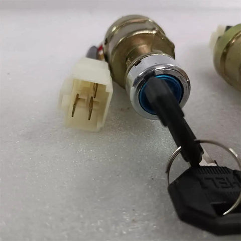 Get Your Rigs Running Smooth With This 2 Pack Of Heavy Duty Ignition Switches Featuring 4 Positions And Self Reset Start, close-up view.