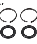 Ditch Those Worn Rings! Grab This 2-Set Air Impact Wrench Retainer And O-Ring Kit For 3/8 To 1 Square Drive Sockets Compatible With Craftsman Ir Tools Keep Your Grip Tight. 3/4-inch metal retainer rings and O-rings set for air impact wrench sockets