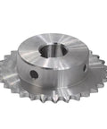 Heavy Duty Stainless Steel Sprocket For Industrial Chain Wheel Fits 20 To 28 Teeth Perfect Bike Gears With Keyway And Easy Install No Tools Needed.