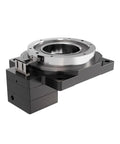 Heavy Duty Precision Hollow Rotary Platform Gearbox Delivering Smooth 360 Degree Spin In Both 5 To 1 And 10 To 1 Ratios with cast iron housing.