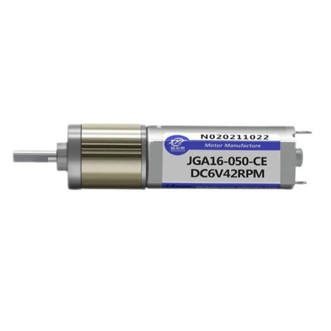 Rock Solid 6V And 12V DC Gear Motor Featuring Slick Speed Reduction Gearbox Reversible Spin And Badass Torque for DIY projects.