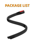 Ultra Flexible 22 Inch Long Crevice Tool for Dyson V7 to V15 Vacuums, shown coiled with rubber and ABS build