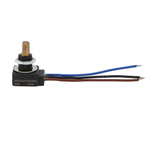 Rotary Potentiometer With Linear Taper Adjustable Resistor IP65 Waterproof 0.25W Power Rating 320 Degree Rotation Knob Built Tough