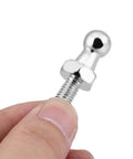 Beefy Ball Stud Bolt Kit, Two Pcs 10mm M6 Pin End Fittings For Gas Struts, close-up view showing zinc-plated steel and smooth threaded connector.