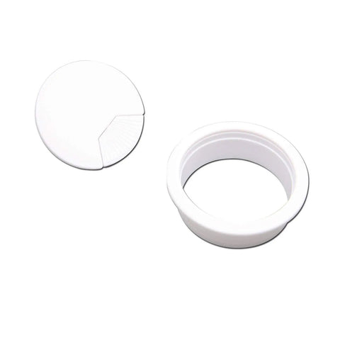 Desk Cable Hole Grommet For Two And Three Quarters Inch Holes White Plastic Cover Cord Management Grommet Durable Lightweight Eco