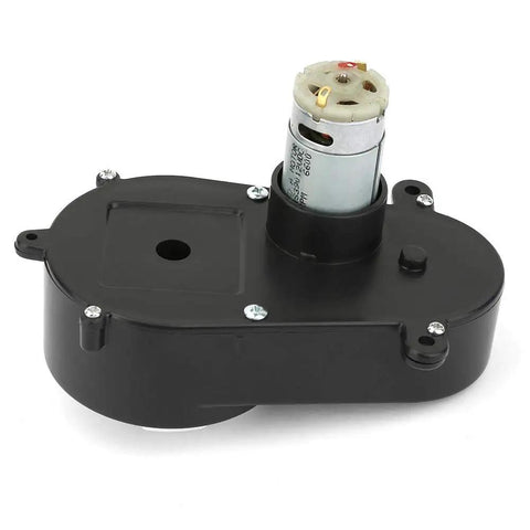 Quiet Electric Steering Gearbox For Kids Ride On Cars, High RPM 5600, 12V Replacement Motor With Low Noise, Durable Kid-Friendly Wear-Resistant
