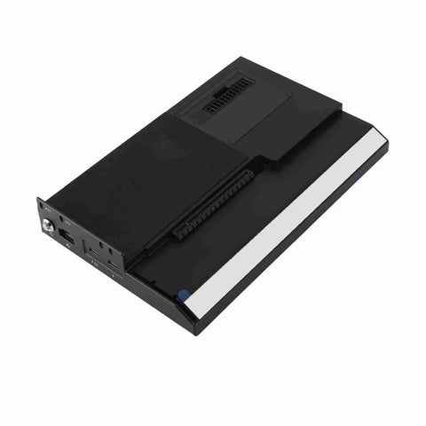 Drop Dead Simple External Gpu Dock For Next Level Gaming On Laptops And Consoles USB Four Interface PCIe graphics enclosure viewed from above.