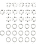 Heavy Duty ATV Wheel Lug Nut Kit Made From Premium 304 Stainless Steel. Perfect Fit For Yamaha Banshee 350 And YFZ350 Models Between 1987 And 2006 Including SE SP Variants. Rock Solid Reliability For Your Ride! stainless steel lug nuts and washers