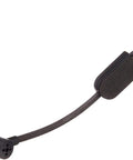PGA31-TQG Wireless Headworn Condenser Microphone With Cardioid Pattern, Secure Gooseneck Headset Fit, Detailed Crisp Vocals, Noise Rejection, High Gain Before Feedback, Gig-Ready For Live Performances And Speaking Gigs. Close-up of black cardioid headset mic with gooseneck