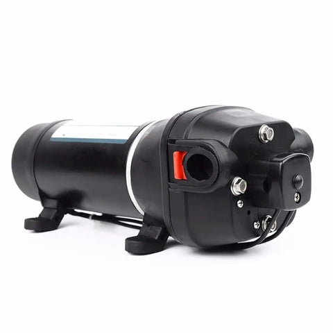 Compact Mini Diaphragm Pressurized Electric Water Pump For Rv Camper Boat And Sink Plumbing Use Low Voltage Ac 110v/220v 40 Psi High Head Up To 25 Meters With Overheat Protection Safe Easy Install No Special Tools Needed