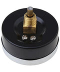 Back view of Boiler Temperature And Pressure Gauge 0 To 10 Bar With DN8 Fittings showing durable brass connection