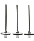 Beefed-Up Aftermarket Piston Driver For Hitachi NV90AG Coil Nailer 888-033 888033 Compatible Aluminum Piston Heat Treated 6150 Steel Aerospace Grade 2024 Rockwell Hardness 50 To 52 Pack Of 3, three drivers