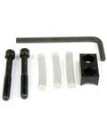 SR 22 V Block Stabilizer For Ruger 10 22 1022 With Bolt Screw Set And Three Buffer Cushions Aluminum 6061 T6 Black Finish Kit