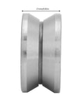 Built Tough V Groove Track Roller With Sealed Ball Bearings For Smooth Linear Motion Guide Applications Precision Heat Treated Steel Construction 21mm diameter