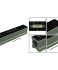 Industrial Mechanical Bar Level 0.02mm Accuracy with steel construction and precision vial for exact measurements.