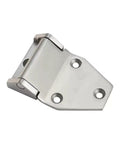 Heavy Duty Stainless Steel Gate Hinge For Trucks Containers And Equipment Boxes Industrial Grade Load Bearing metal hinge with bolt holes.