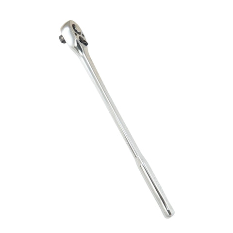 Long Handle 1/2 Inch Drive Ratchet For Pro Grade Heavy Duty Auto Repair And Shop Projects With Smooth 72 Tooth Head Reversible