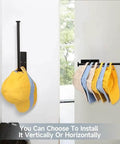 Self Adhesive Paper Towel Holder Wall Mount No Drill Easy Install Heavy Duty SUS304 Stainless Steel Black Finish
