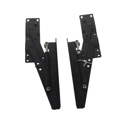 Two Pack Furniture Hydraulic Lifting Hinges For Top Opening Frames And Cabinets Upward Swing Lift Up Mechanism Hardware Heavy Duty Supports
