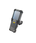 Rugged Handheld Barcode Scanner And Warehouse Terminal MC9190-G with screen and keypad, angled view.