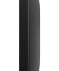 Rugged Commercial 21.5 Inch Monitor Featuring Anti Glare Glass Built Like A Tank With Hdmw Vga And DisplayPort Hookups Lockable Ports And Badass Durable Build side view showcasing sleek black design and secure input port.