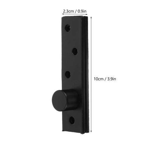 Heavy Duty Stainless Steel Pivot Hinge For Wood Doors And Narrow Openings With Hidden Central Pivot, Matte Black Finish