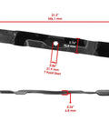 Must Have Replacement Drive Belt Kit For John Deere 42 Inch Mowers Like LA100 LA105 LA110 LA115 And LA120 Models To Fix Clutch Issues And Get Your Yard Work Done Fast Without Breaking The Bank Today, 21.5 inch black rubber belt