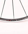 Side view of 700C Road Bike Wheelset With Aluminum Rim And Carbon Hub, V Brake, showcasing lightweight 1548g design details