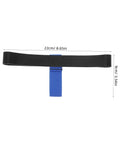 Scuba Tank Strap Harness For Easy Gear Attachment And Secure Tank Setup With A Modern Look, blue and black strap, 22cm length.
