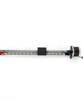Top Tier Electric Cnc Linear Motion Table Slide Stage Actuator Featuring Hella Precise Movement Plug And Play Setup For Nema23 Motor 24V Shop Rigs Under Six Hundred Mm Travel Distance with aluminum rail and motor.