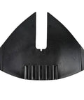 Whale Tail Hydrofoil Stabilizer for Outboard Motors 15-300HP shown in ABS material, black, for enhanced boat stability