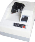 Heavy Duty Cash Counter Featuring Killer Vacuum Suction And Crisp Lcd Panel For Lightning Fast Bill Sorting And Certified Counterfeit Detection showing the top view of the machine with its LCD display and keypad.