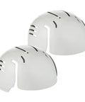 Lightweight Universal Safety Bump Cap Insert That Fits Any Baseball Hat With Trim To Fit Design Breathable Polyethylene Shell Keeps Your Head Safe And Comfy Two Pack white shells