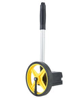 LiebeWH Measuring Wheel 0-9999.9m Telescopic Handle 0.5% Accuracy with yellow wheel and aluminum handle for measuring.