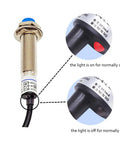 Inductive Proximity Sensor 12mm 4mm Sensing Range 6 To 36V DC 3 Wire NPN NC Normally Closed Switch LJ12A3 4 Z AX details
