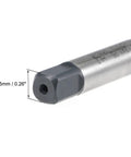 Pro Grade M12 x 1.75 Spiral Flute Thread Tap showing square end and measurement detail, nitriding coated, right hand cutting