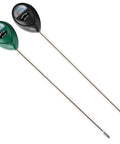 Extended Twelve Point Six Inch Soil Moisture Meter Probe 2 Pack For Indoor Outdoor Plant Care No Battery Needed Hygrometer Sensor Green And Black