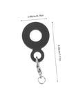 Black silicone straw charm adapter with measurements, Six Pack Silicone Straw Charm Adapters For Tumblers, Stylish And Fun Straw Pendants