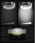 Polarized Microscope Ring Light With Adjustable 72 LED Source Anti Glare Eliminates Reflections For Stereo Microscope And Camera, side view