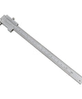 Beefy 200mm Metal Scriber Calipers Marking Gauge With Carbide Tip, Stainless Steel Body, Dual Scale Display, Silver Finish