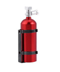 Killer Metal Mini Fire Extinguisher for RC Crawler Rig Adds Sick Scale Detail to Your Build Compatible with Scx10 Cc01 D90 Models, red metal, 52mm long.