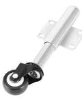 Two Inch PU Gate Wheel 2 Pack Heavy Duty Spring Loaded Gate Caster Retractable Swivel Wheel for Fence Gates