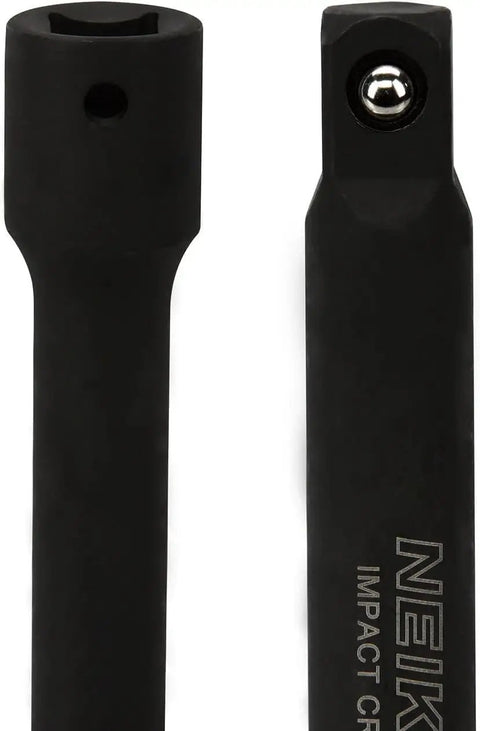 Half Inch Drive Impact Extension Bar Set With Three Extensions In 3 Inch 5 Inch And 10 Inch CRV Steel for tough to reach bolts close-up