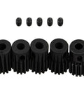 RC Pinion Gear Set 0.5M 2mm Shaft 13T 14T 15T 16T For One Fourteen One Sixteen One Eighteen Arrma Mojave Granite Typhon Quake Grom Motor Gear Replacement