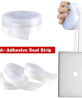 Self Adhesive Silicone Door Seal Strip, 26 Feet Long Weather Stripping For Doors And Windows, 25mm Gap Filler, held in hand
